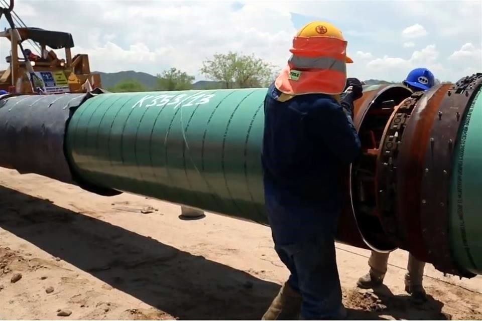 El gasoducto Texas-Tuxpan proveería capacidad para transportar 2 mil 600 millones de pies cúbicos de gas natural diariamente.