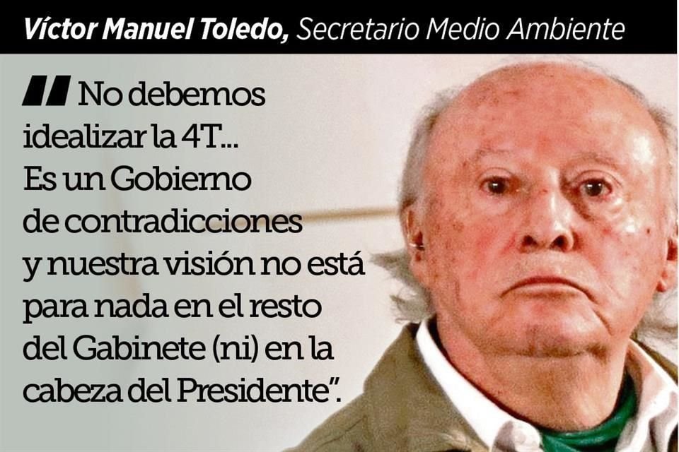 Víctor Manuel Toledo, Secretario Medio Ambiente.