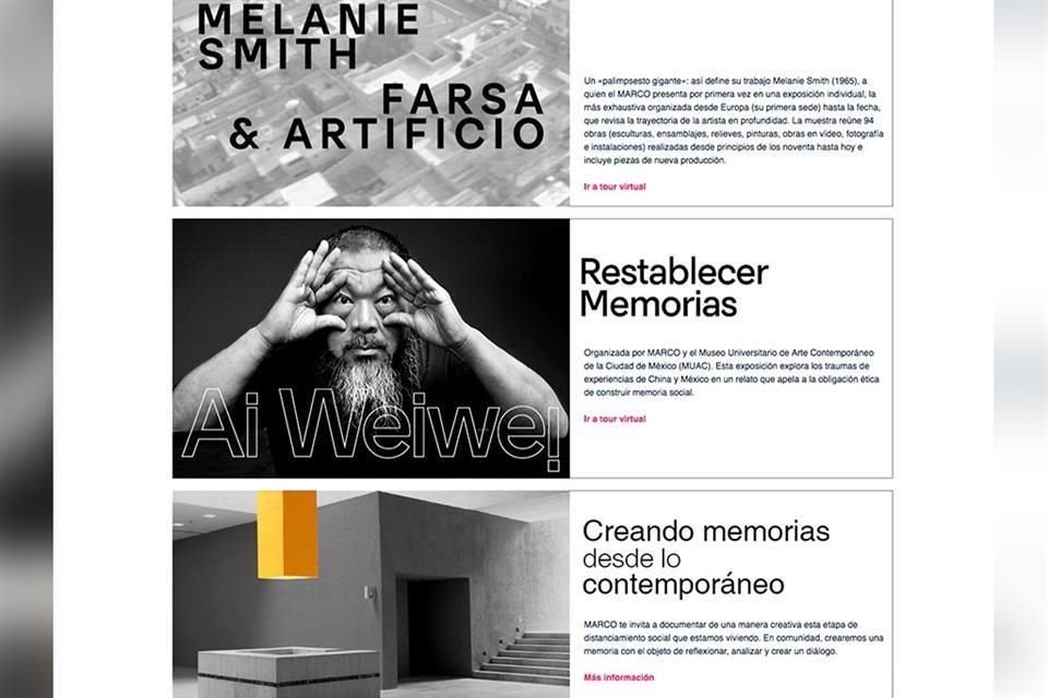 Marco y 3Museos comparten videos de conferencias, expos y presentaciones artísticas.
