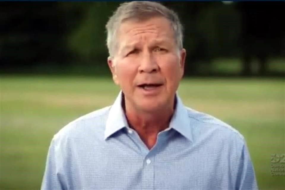 John Kasich, ex Gobernador de Ohio y otros políticos republicanos abogaron por la candidatura de Joe Biden en convención demócrata.