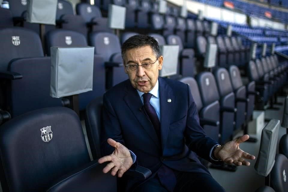 El mandamás blaugrana informó que el equipo se encuentra en una reconstrucción.