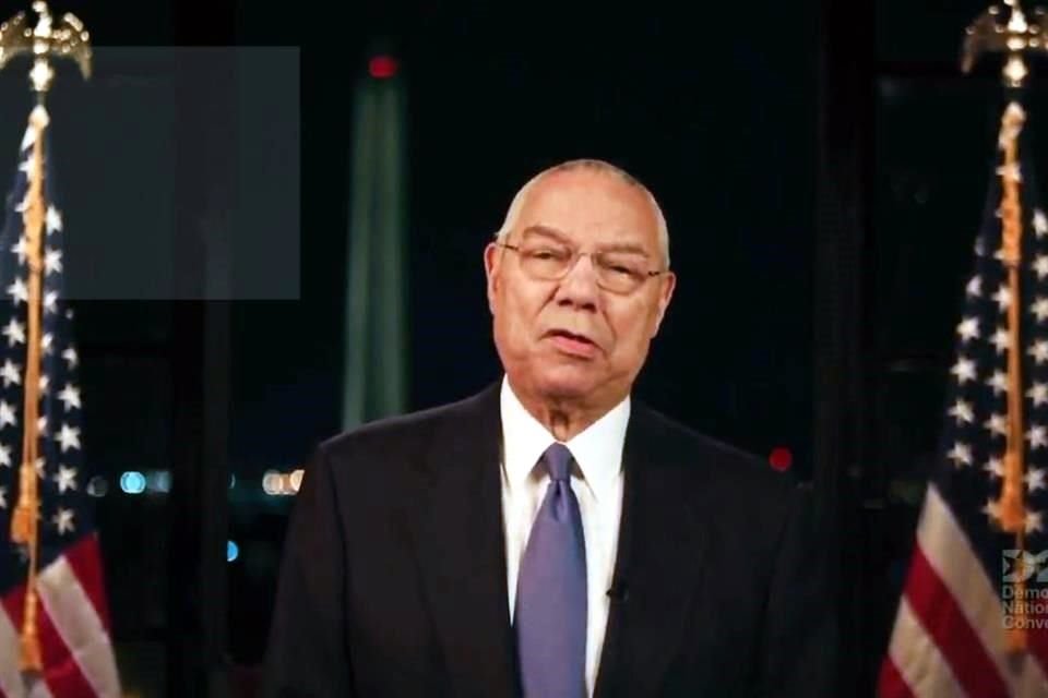 El ex Secretario de Estado Collin Powell se sumó a los republicanos que apoyan al demócrata Joe Biden a la presidencia.