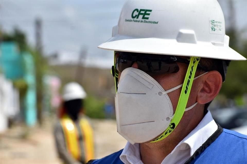 CFE, electricista, trabajador de CFE