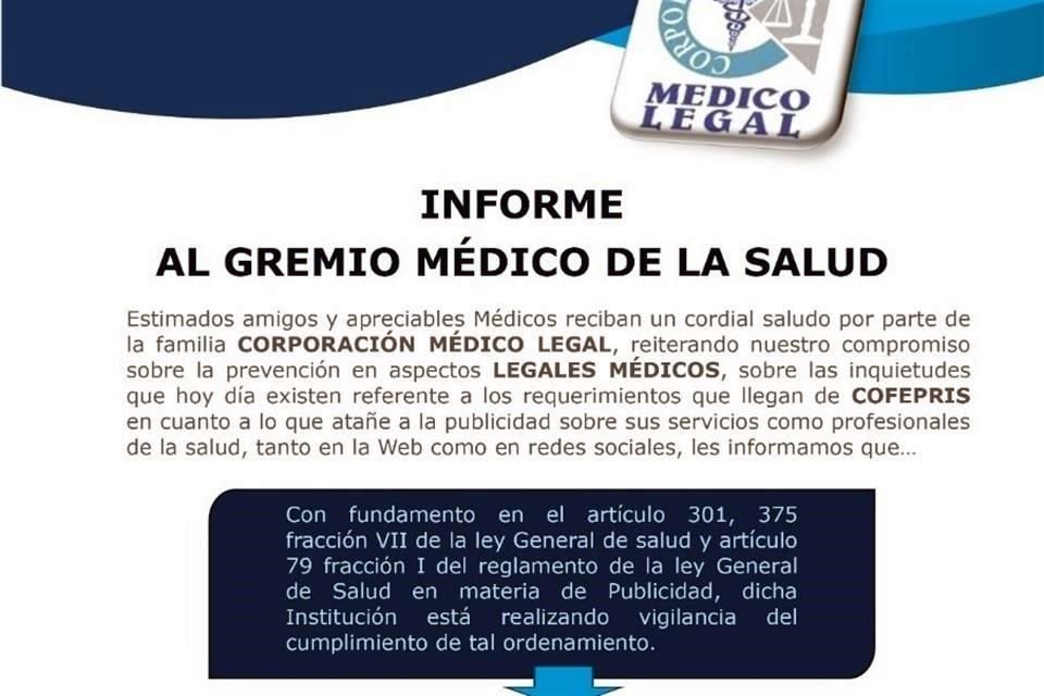Ante posibles multas por publicidad, firmas ofrecen asesoría legal.