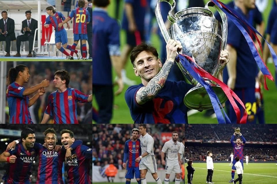 Lionel Messi jugó 16 años para el primer equipo del Barcelona.