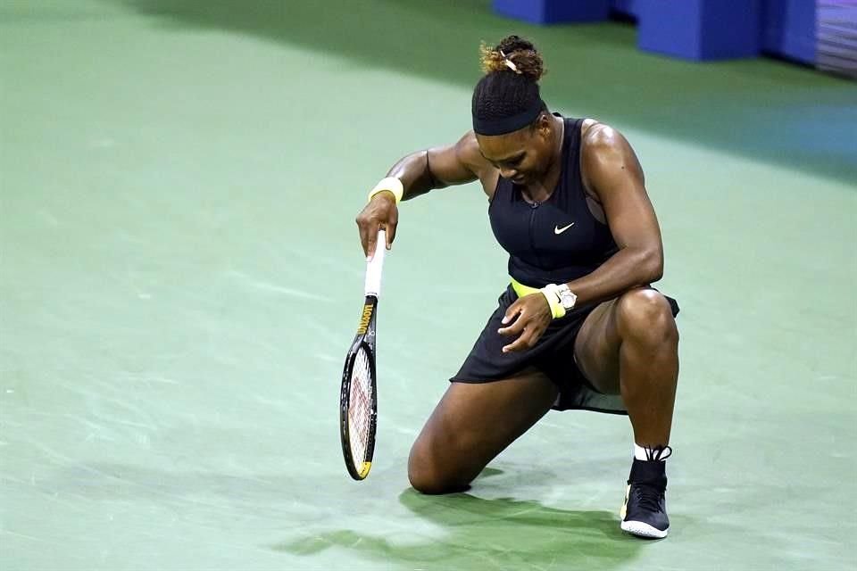 Serena Williams lamentó haber cometido tantos errores.