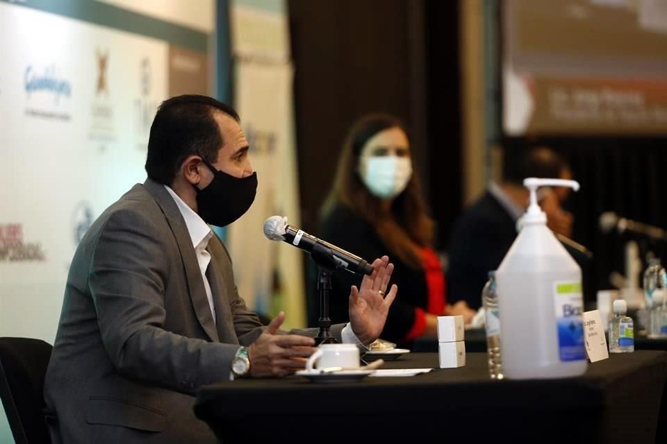 Jorge Ramírez, presidente de Tequila Meeting Group (TMG), empresa organizadora de la Expo Salud e Higiene Covid.