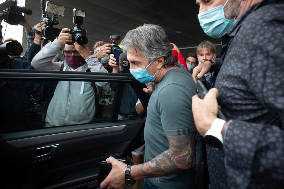 Jorge Messi reconoció que más tarde se reunirá con Josep Maria Bartomeu.