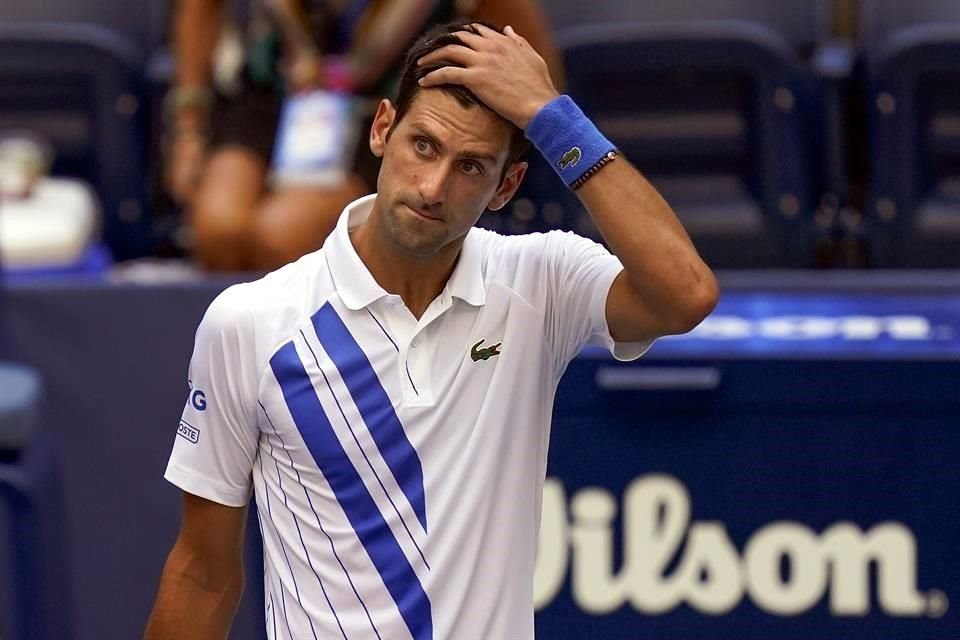 Novak Djokovic lamentó el incidente.