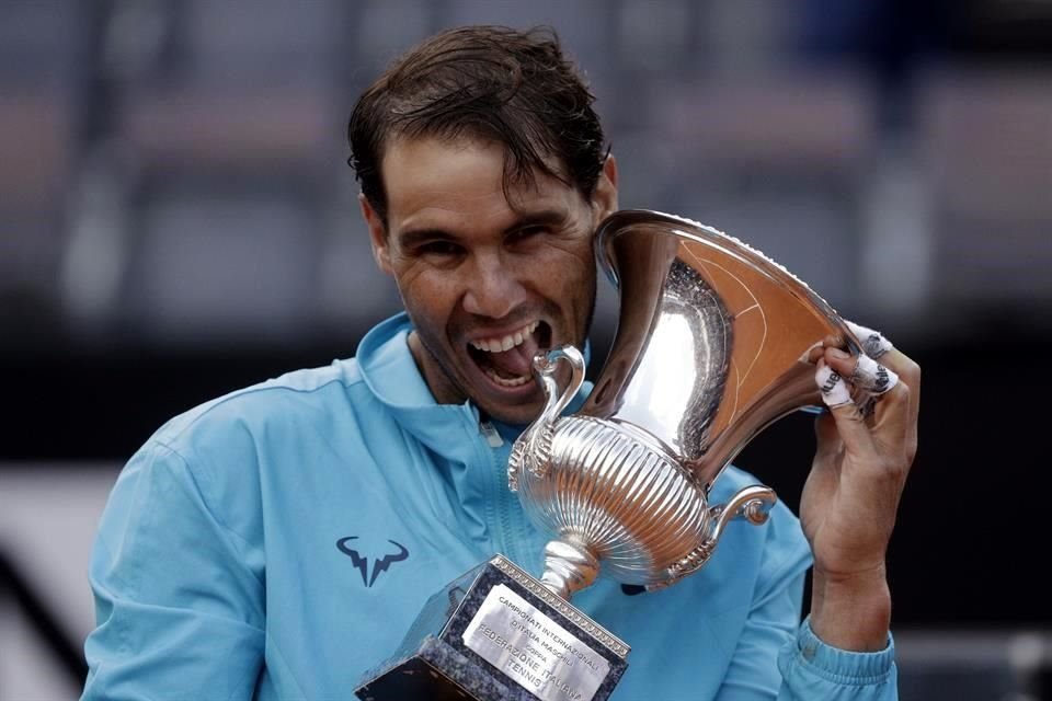 Rafael Nadal es el actual campeón del Abierto de Italia.