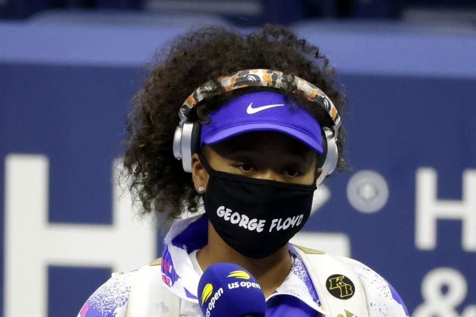 Naomi Osaka honró al fallecido George Floyd.