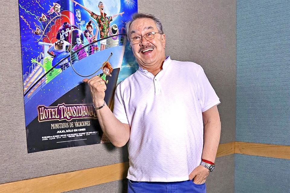 Pedro Sola prestó su voz a Van Helsing en la película 'Hotel Transylvania 3', que se estrena el 13 de julio.