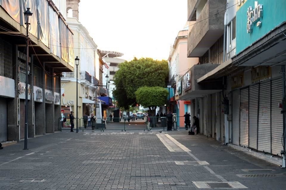Los tumultos típicos de otros años en este día desaparecieron para dar paso a calles vacías.