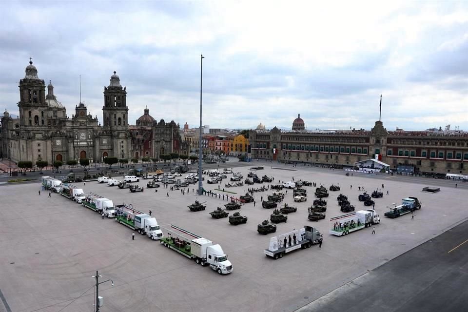 El acto en el Zócalo tendrá una duración de 90 minutos.