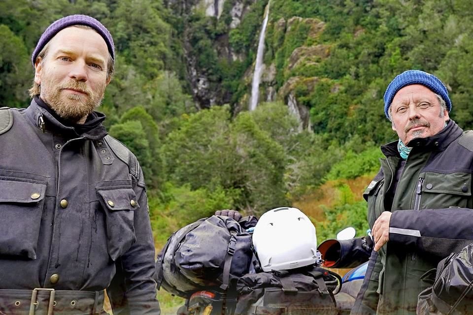 El actor y su gran amigo Charley Boorman atravesaron 16 países, de Argentina a EU, México incluido, sobre sus motos.