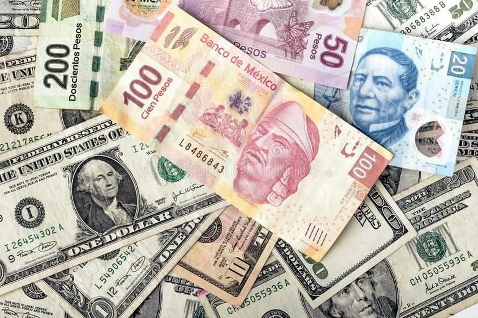 Imagen temática sobre el tipo de cambio entre el peso mexicano y el dólar.