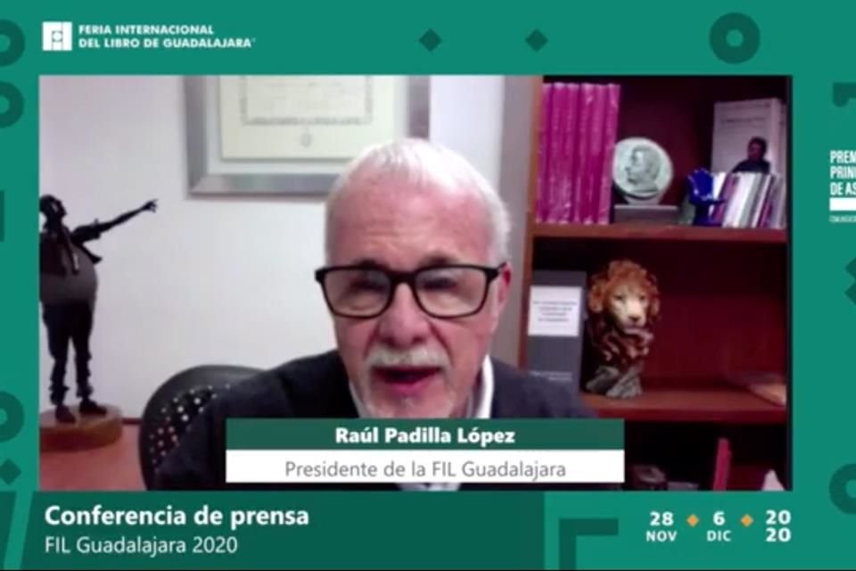 Raúl Padilla López, presidente de la FIL Guadalajara.