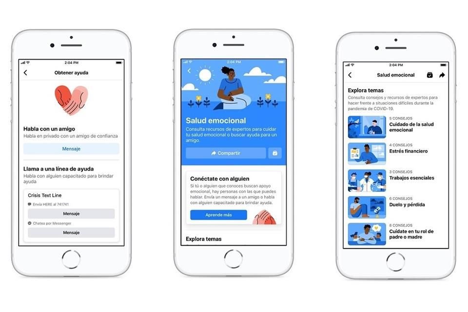 Facebook habilitará herramientas para acceder a ayuda fácilmente desde sus aplicaciones, esto por el Día Mundial de la Salud Mental.