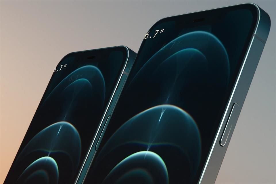 Los nuevos iPhone 12 Pro y iPhone 12 Pro Max estarán disponibles con 6.1 pulgadas y 6.7 pulgadas, respectivamente.