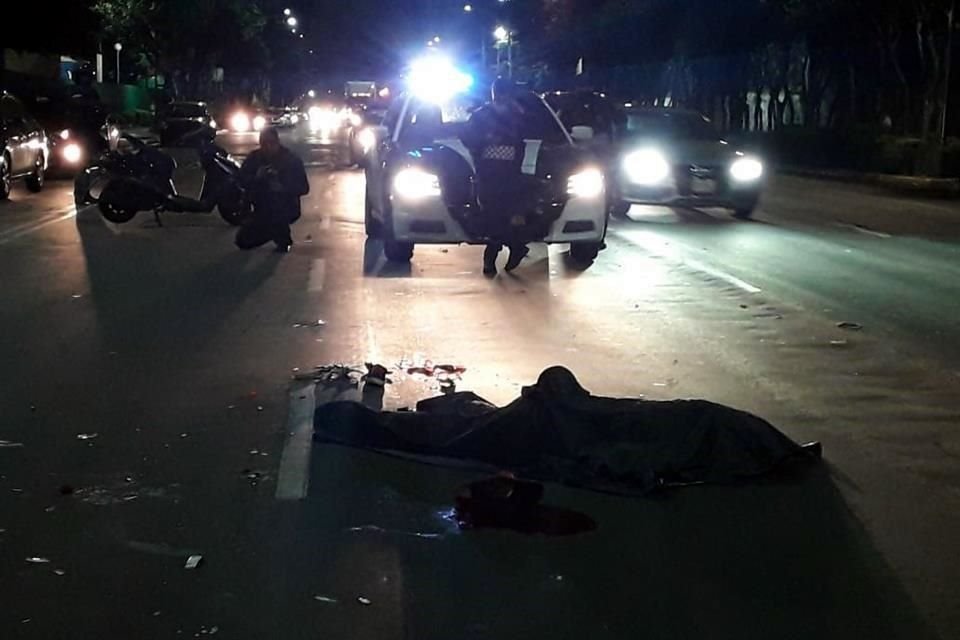 La conductora de la motoneta está en un hospital en calidad de detenida.