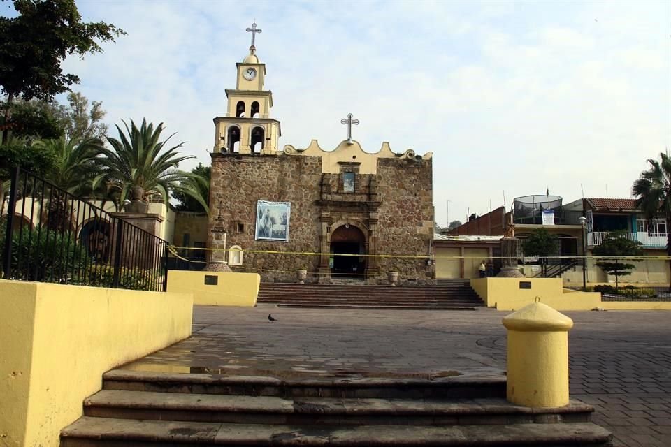 La cabeza fue dejada en la rampa del templo de la Plaza de San Martín de las Flores de Abajo.