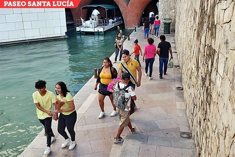 En la zona del Canal los paseantes no respetaron las medidas sanitarias para evitar el contagio de Covid.