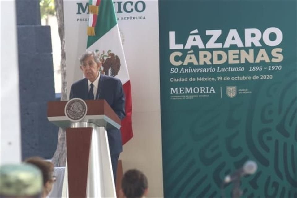 Cuauhtémoc Cárdenas recordó la actitud cívica que mantuvo el ex Presidente ante sus adversarios.