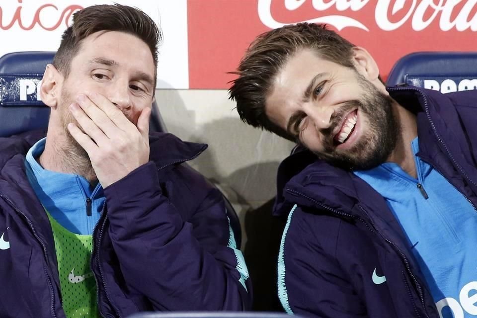 Piqué alabó a Messi.