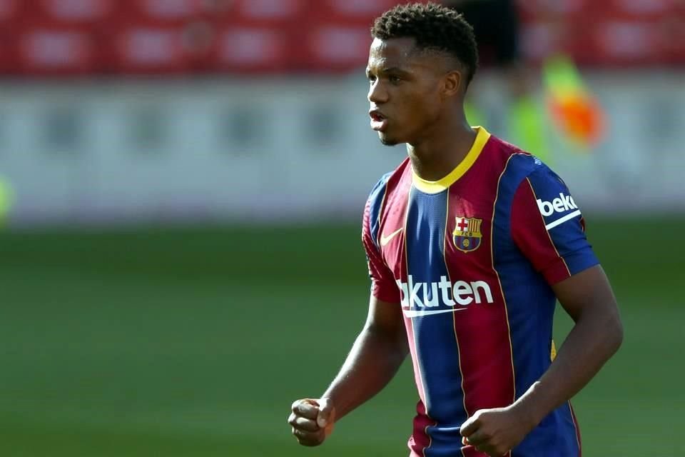 Con 17 años, Ansu Fati marcó en el Clásico.