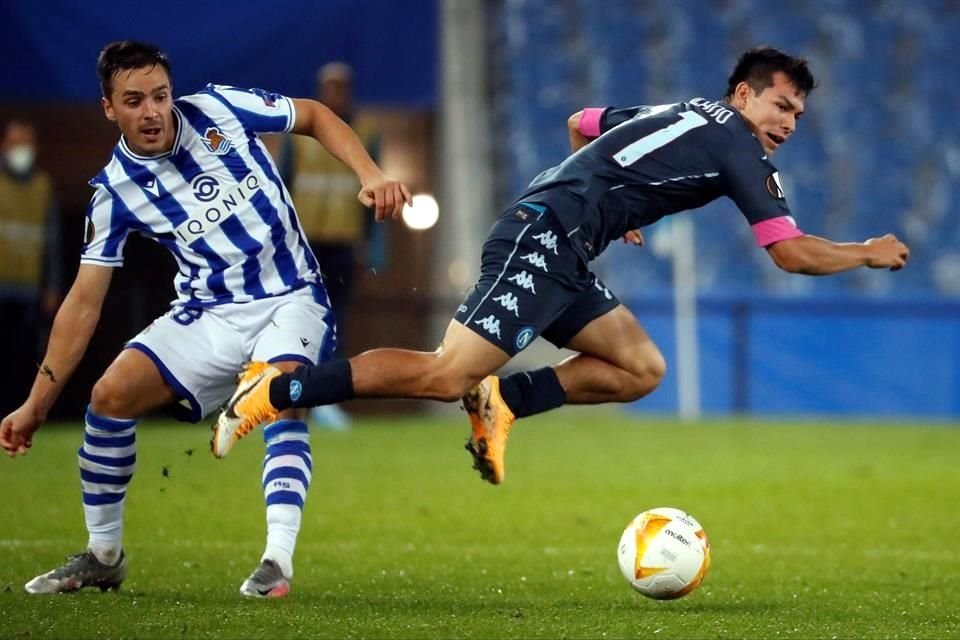 Hirving Lozano se metió pronto al partido y generó algunas llegadas.
