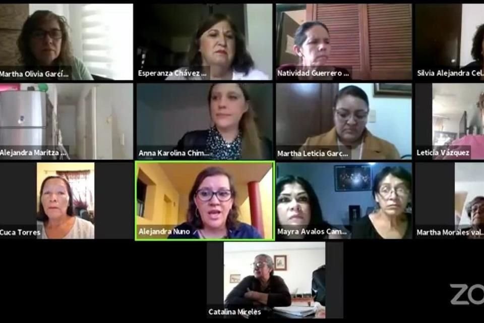 En una plática virtual, colectivos como el Cepad, Entre Cielo y Tierra y Guerreras de Chapala, Cladem Jalisco manifestaron su inconformidad.