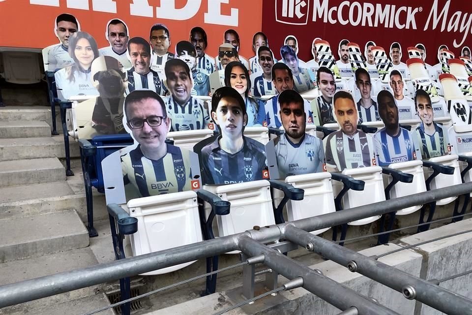 La 'afición' presente en el BBVA.