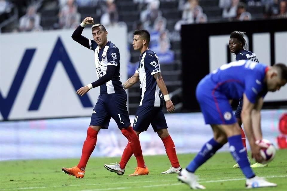 Rogelio Funes Mori marcó el gol para el Monterrey.
