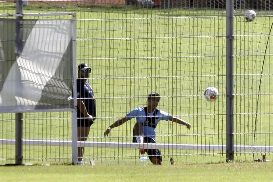 Los albiazules entrenaron en El Barrial tras el cotejo del miércoles.