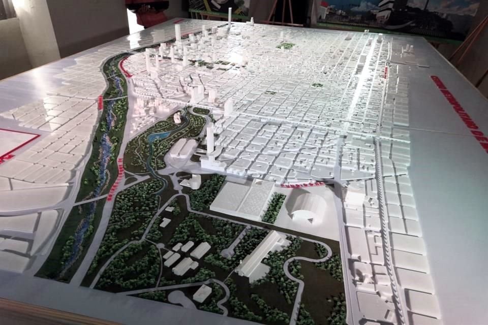 En estos días se expondrá una maqueta de aproximadamente 12 metros cuadrados que representa más de mil hectáreas del Primer Cuadro de la Ciudad.