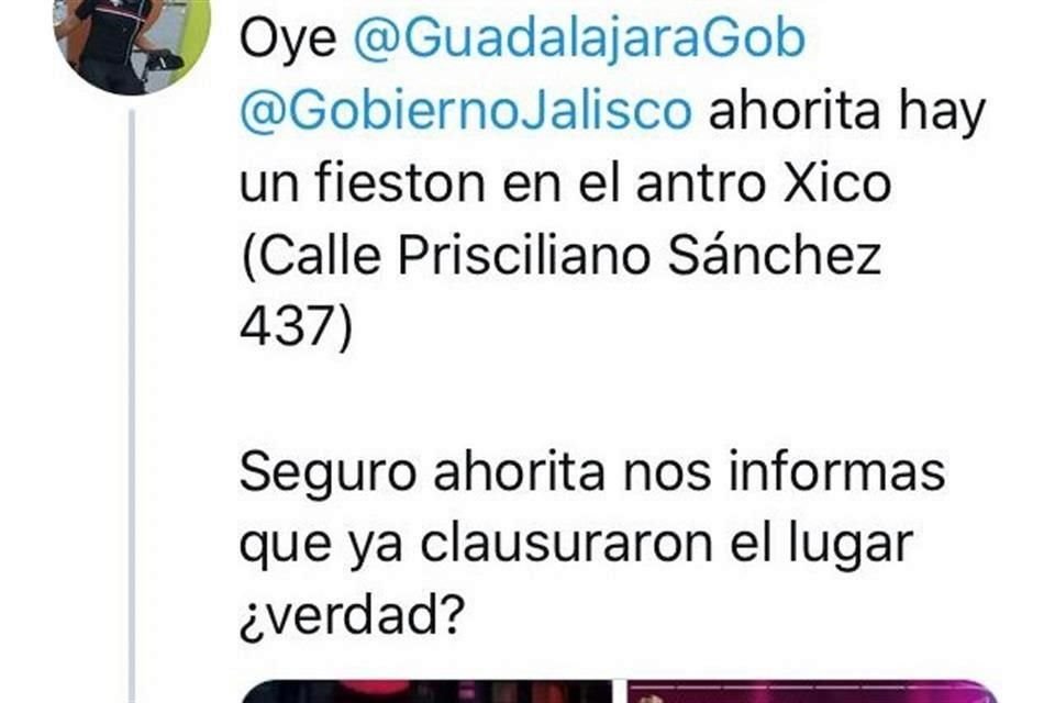 El Ayuntamiento tapatío recibió menciones que alertaban actividad en el lugar.