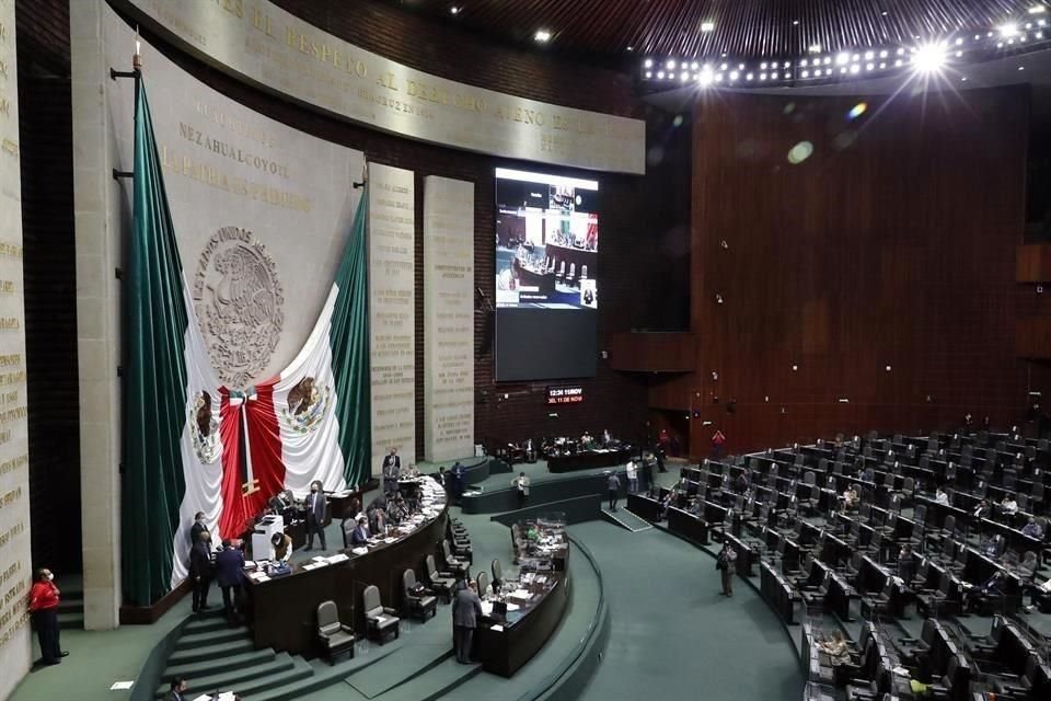 Aspecto de la Cámara de Diputados durante sesión.