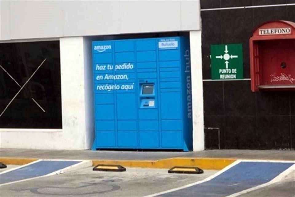 La empresa ya instaló cinco Amazon Hub Lockers en Monterrey para que las personas puedan recoger sus pedidos en cualquier horario.