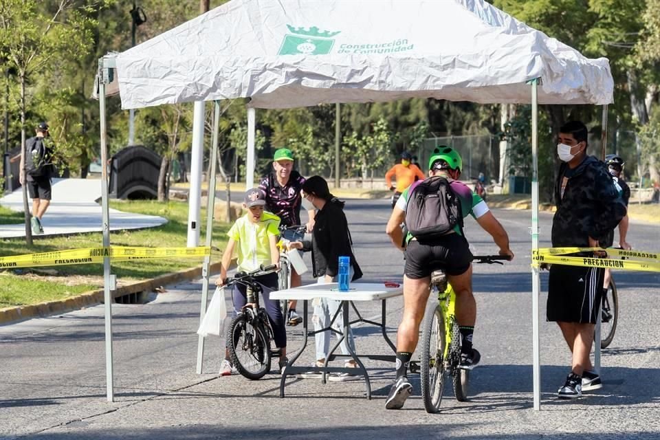 A la altura del parque El Polvorín, había un filtro sanitario.