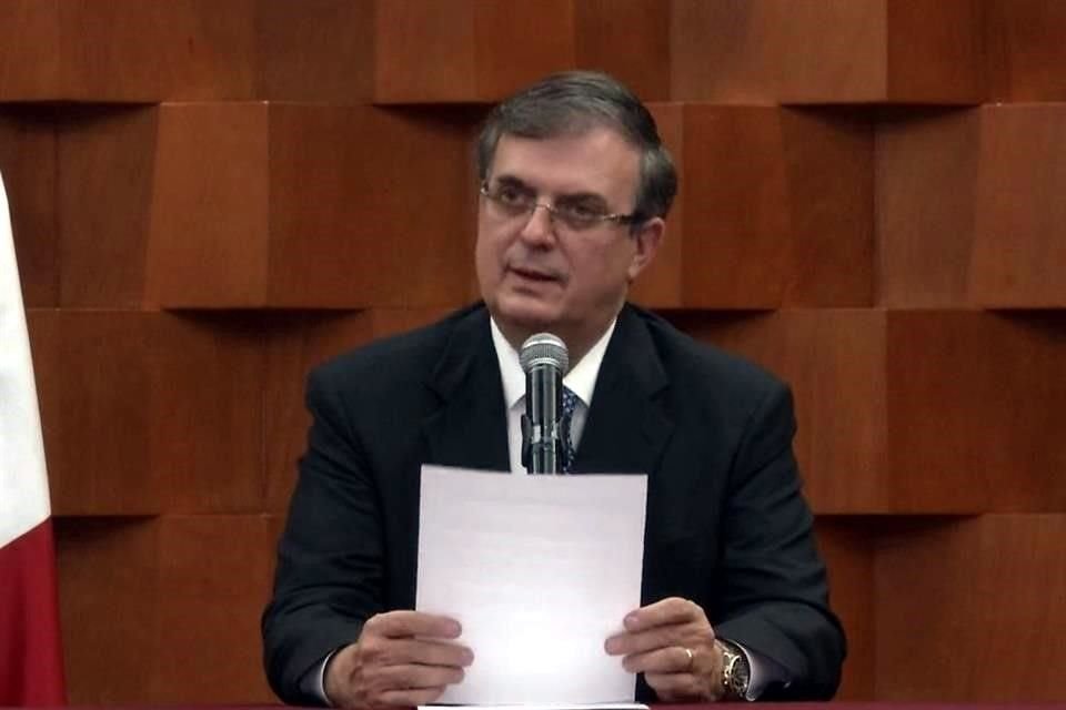 Marcelo Ebrard, Canciller de México.