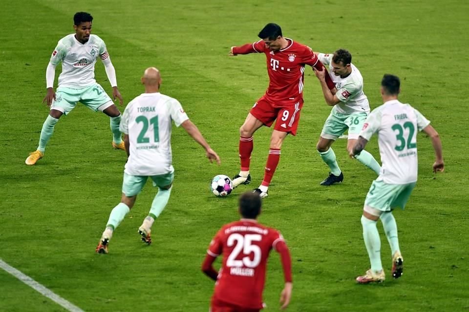 El Werder Bremen fue un duro rival para el campeón.