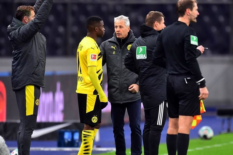 Youssoufa Moukoko debutó con 16 años en la Bundesliga.