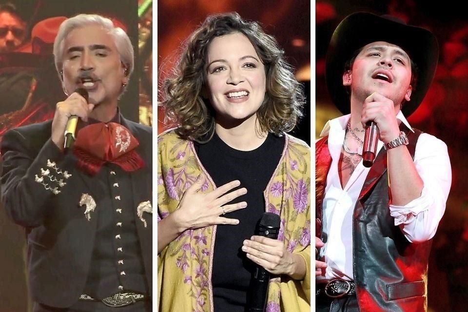 Alejandro Fernández, Natalia Lafourcade y Christian Nodal son los mexicanos que se medirán por el Grammy que se entregará el 31 de enero.