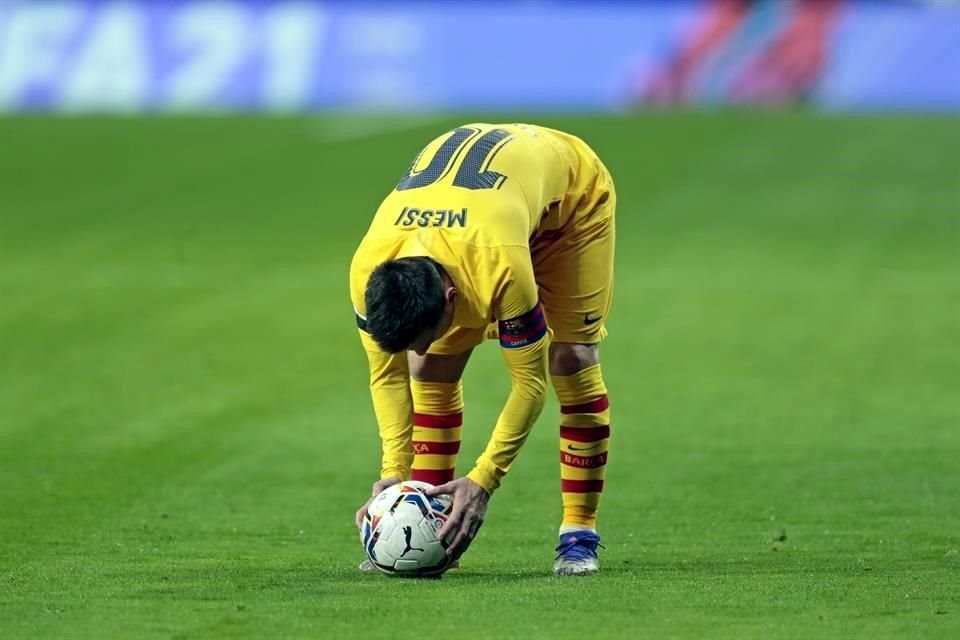 Lionel Messi no está teniendo su mejor temporada con el Barcelona.