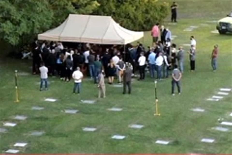 En la ceremonia estuvieron familiares y amigos cercanos, nada más.