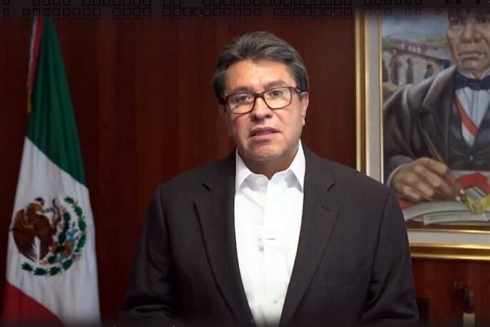 Ricardo Monreal, coordinador de Morena en el Senado.