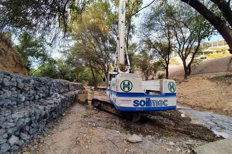 La Profepa suspendió las obras en el Arroyo El Capitán.