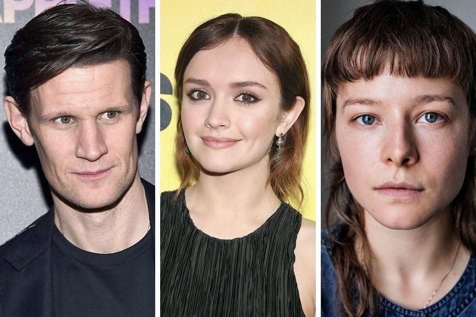 El actor Matt Smith participará en la precuela de 'Game of Thrones', 'House of the Dragon'. Las actrices Olivia Cooke (centro) y Emma D'Arcy también fueron anunciadas como parte del elenco.