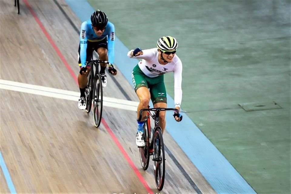 Tomás Aguirre, olímpico en Buenos Aires 2018, se agenció la plata en la prueba de Omnium.