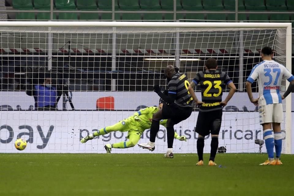 Romelu Lukaku marcó el gol del triunfo por medio de un penal.